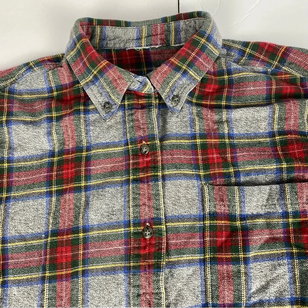 Long Sleeve Button Down  Soft  Flannel - Picture 6 of 14